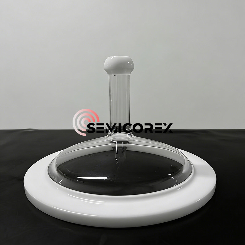 Jarra de sino de quartzo de 15