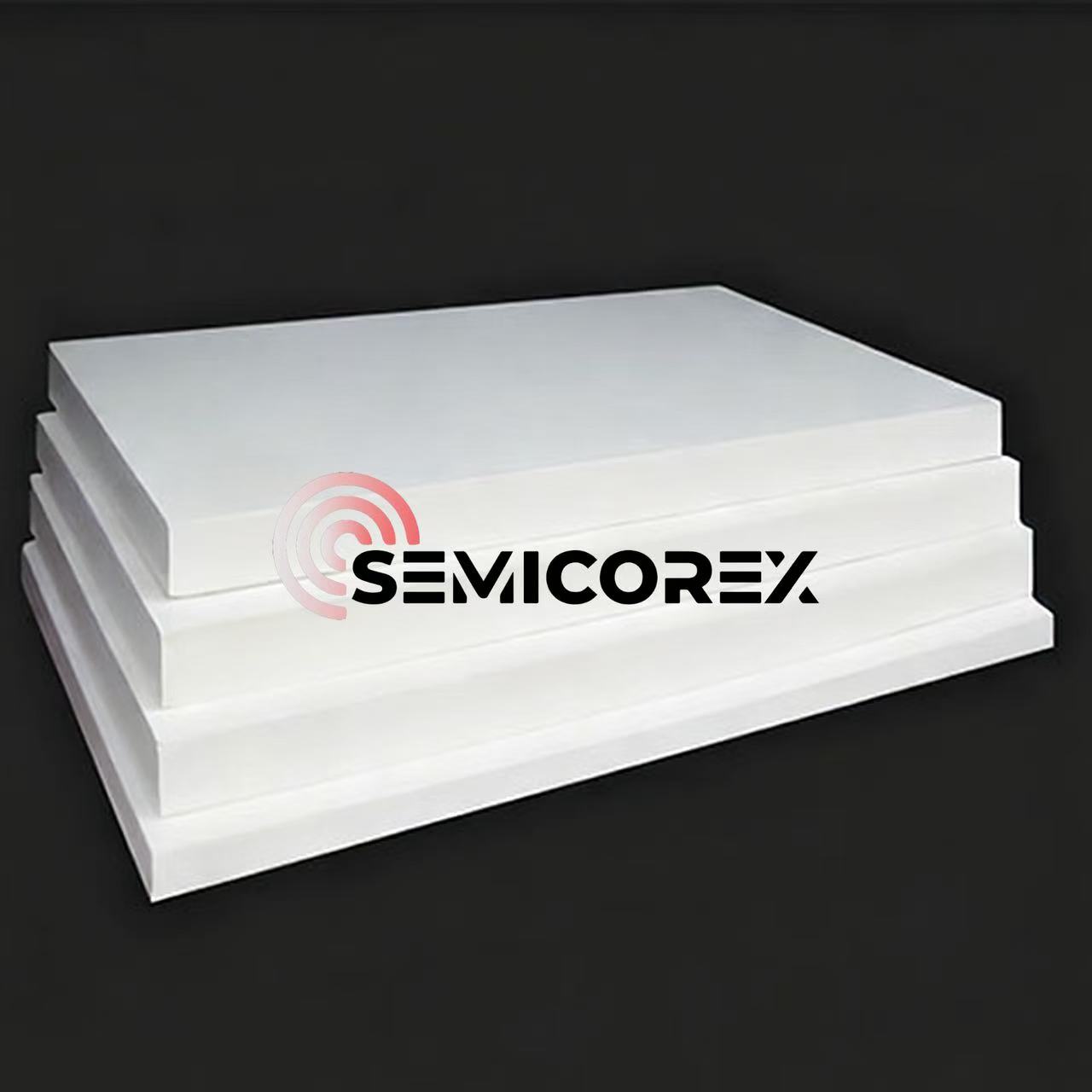 Placa de fibra de alumina policristalina