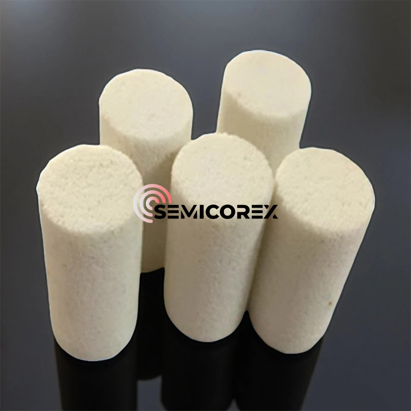 Haste de alumina porosa