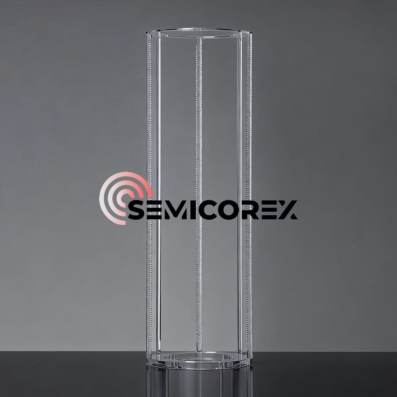 Barcos verticais de wafer de quartzo